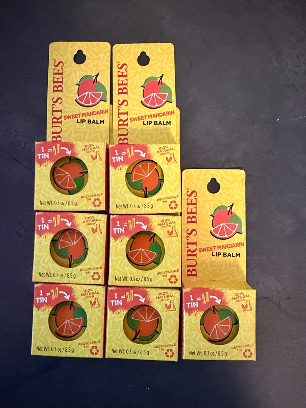 Lip balm tins bundle of 7